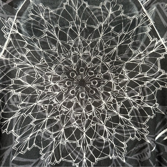 Energie Y2K Babydoll Womens Tunic Top Size S Whimsigoth Boho Fairy Grunge Witchy - Picture 2 of 13